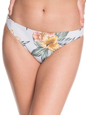 NWT Roxy Floral Bikini Bottom Cheeky - size Large